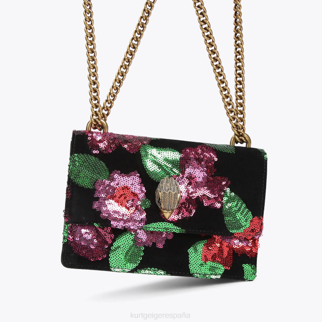 Kurt Geiger mujer bandolera pequeña london shoreditch 2LPR127 | bolsas fucsia